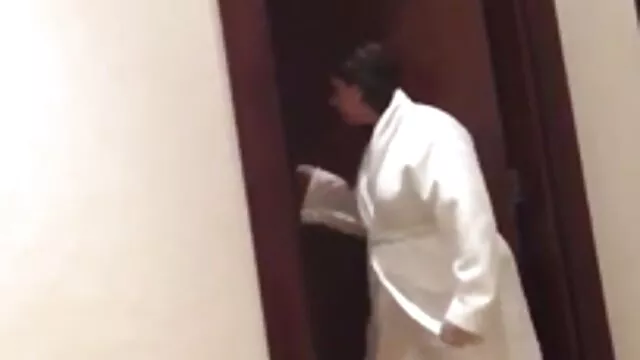 三方与他的女朋友，父母。 俄罗斯家庭肛门