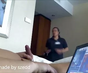 我发现我的女朋友和我的父母在三。 业余家庭管